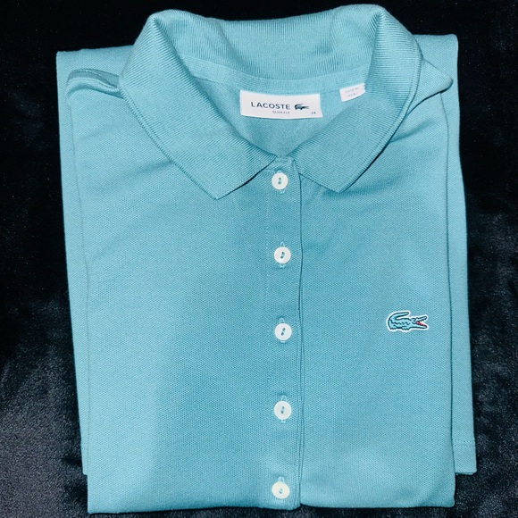 Lacoste Light Blue Polo Dress - Picture 3 of 3